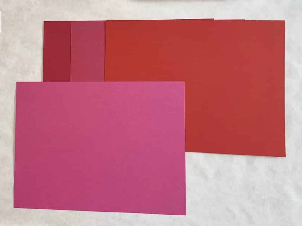 Magenta Madness Stampin up in-color color comparison 2020-2022 cardstock